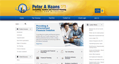 Desktop Screenshot of peterhaans.com.au